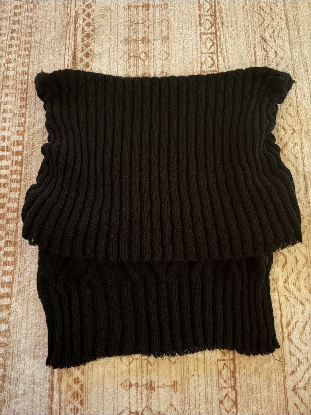 Superdown Black Knit Off-Shoulder Sweater top